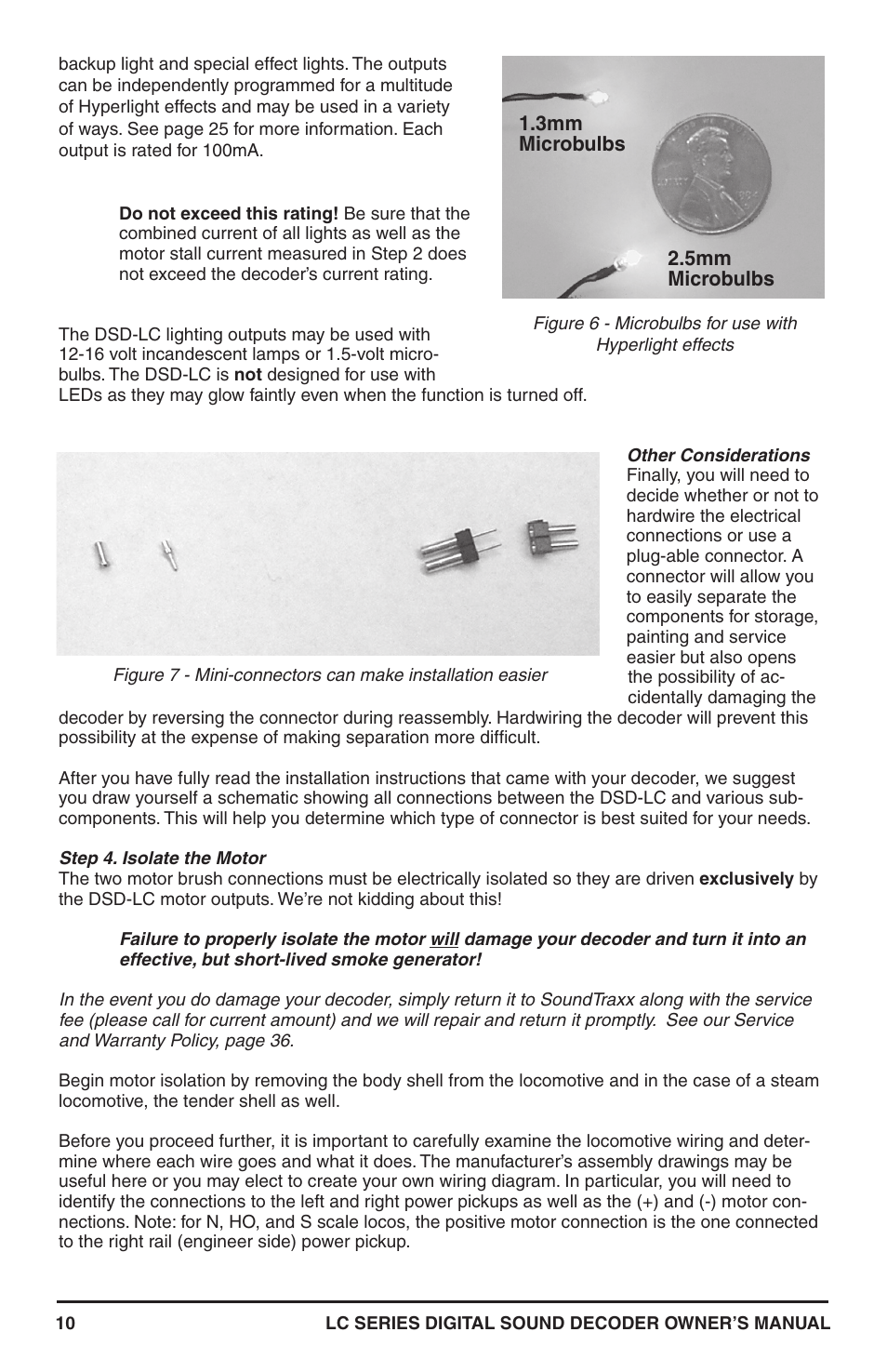 SoundTraxx LC Series Owners Manual User Manual | Page 10 / 40