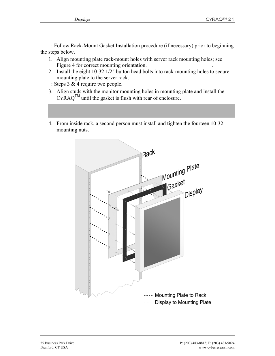 3 portrait, Orientation, Figure 4: rack-mount portrait installation | Important | CyberResearch CYRAQ 21A User Manual | Page 25 / 82