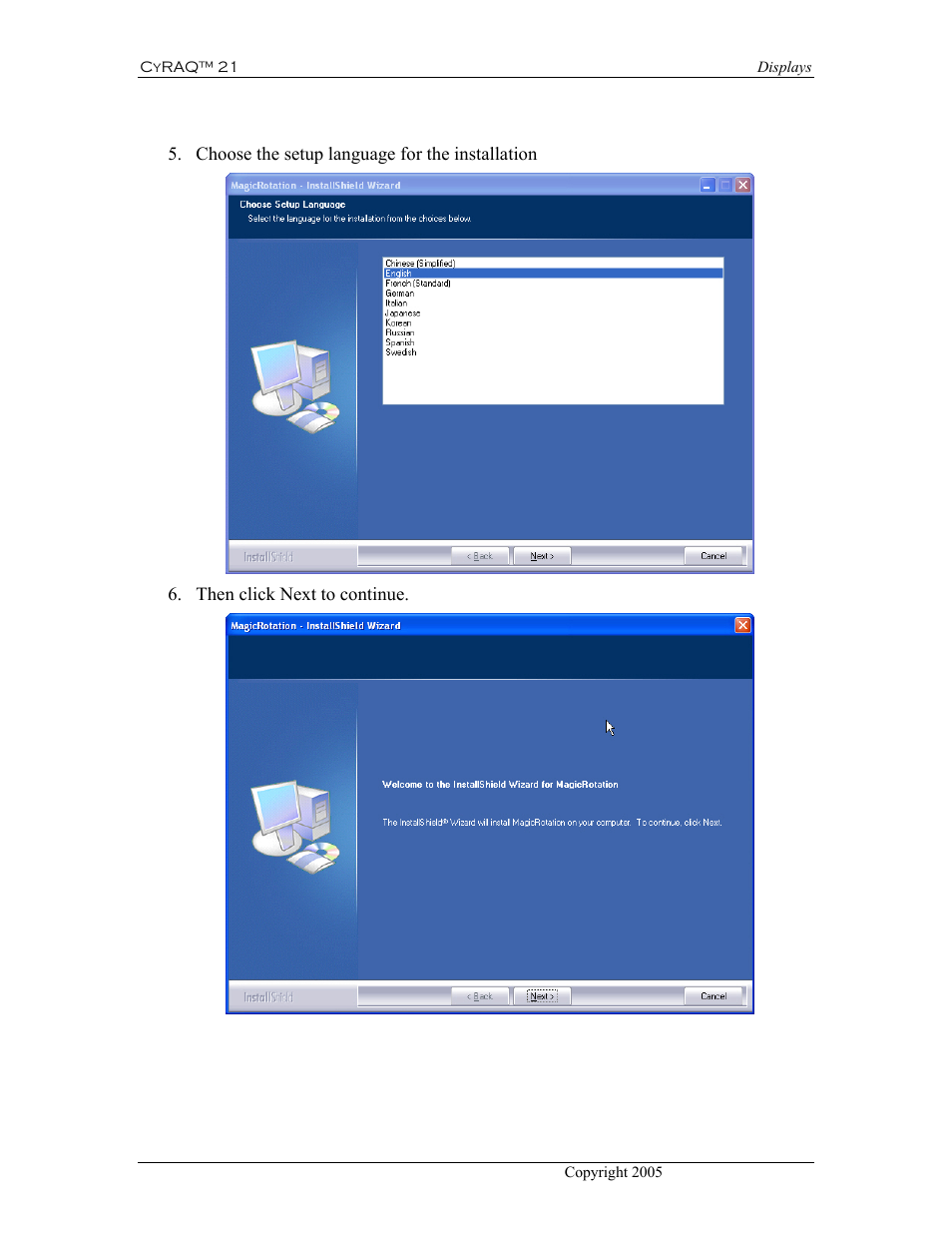 CyberResearch CYRAQ 21A User Manual | Page 40 / 82
