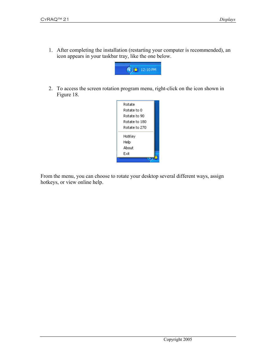 2 magicrotation, Operation | CyberResearch CYRAQ 21A User Manual | Page 44 / 82