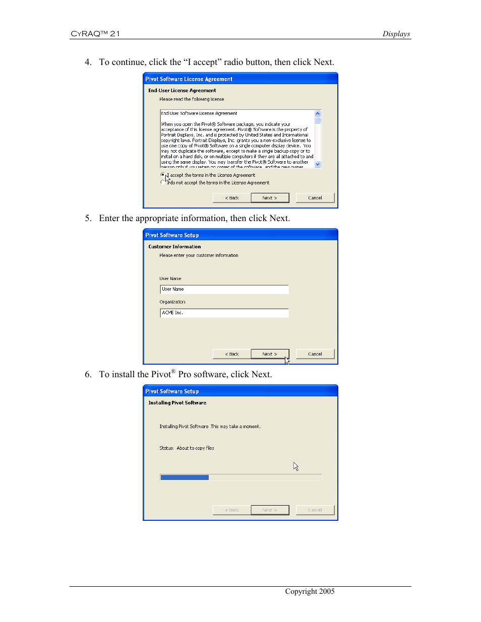CyberResearch CYRAQ 21A User Manual | Page 46 / 82