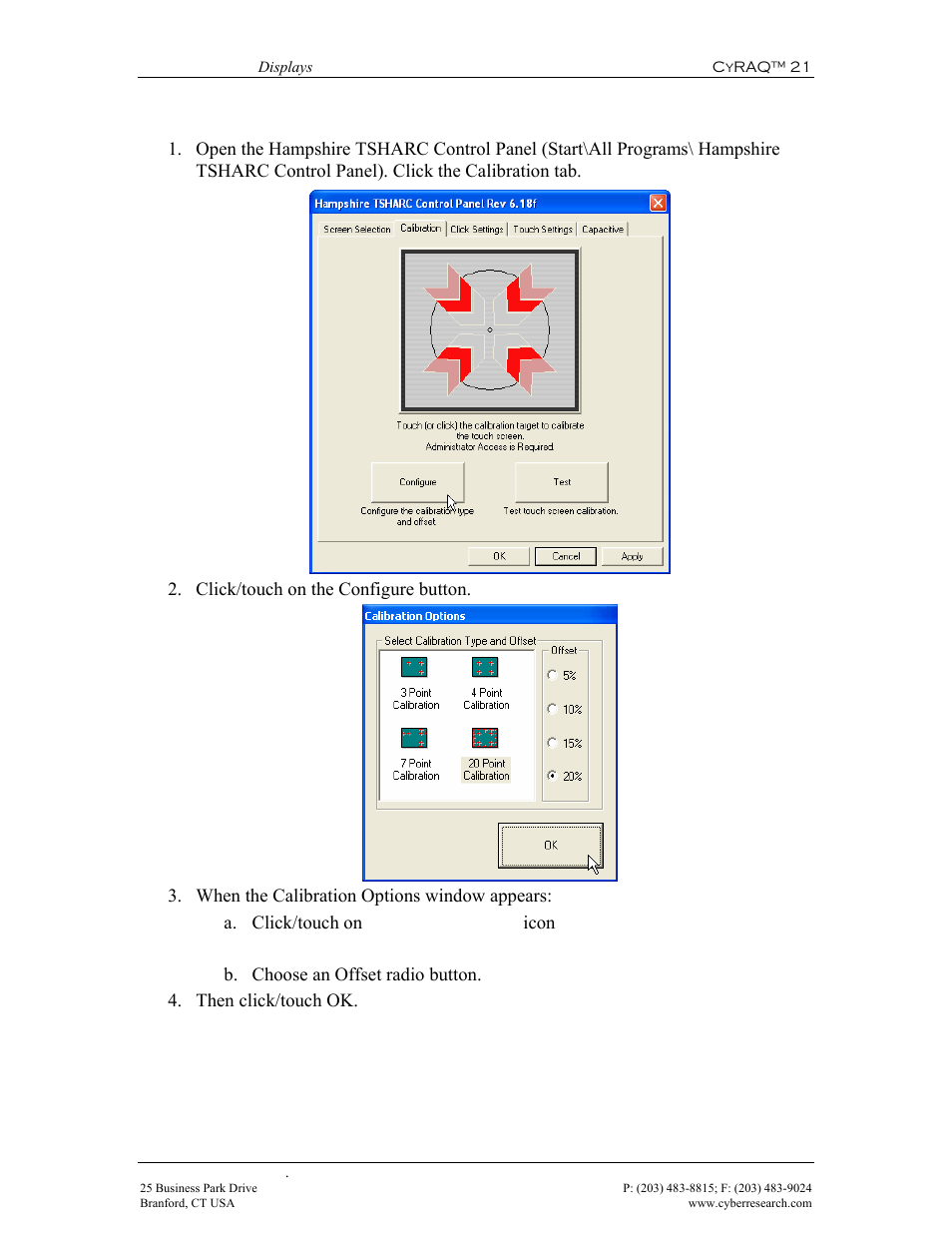 CyberResearch CYRAQ 21A User Manual | Page 63 / 82