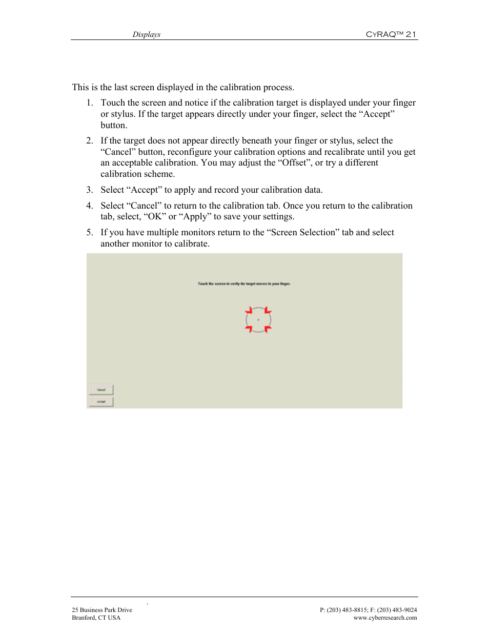 4 calibration, Test, Figure 37: calibration target | 4 calibration test | CyberResearch CYRAQ 21A User Manual | Page 65 / 82