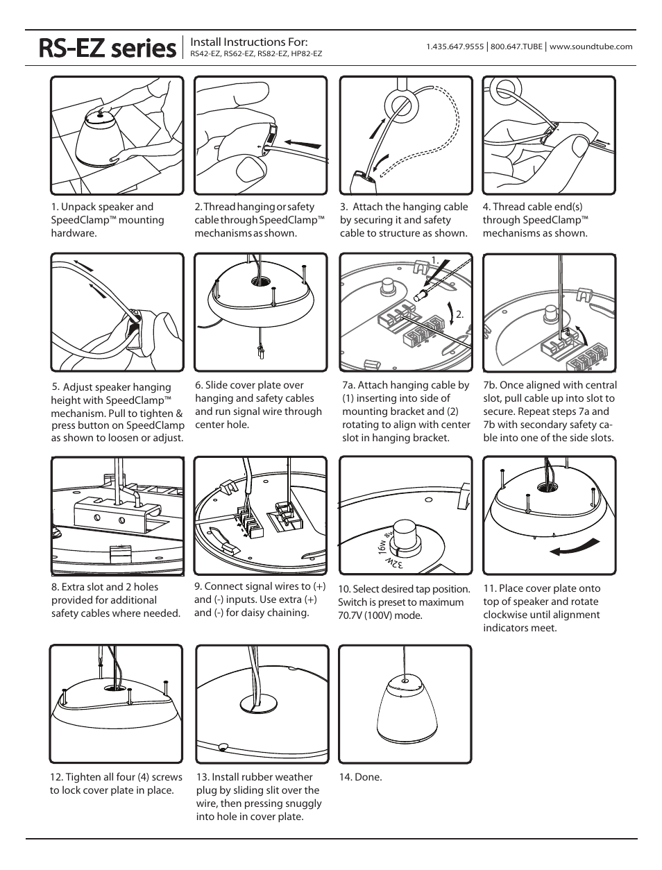 Rs-ez series | Soundtube RS42-EZ User Manual | Page 2 / 3