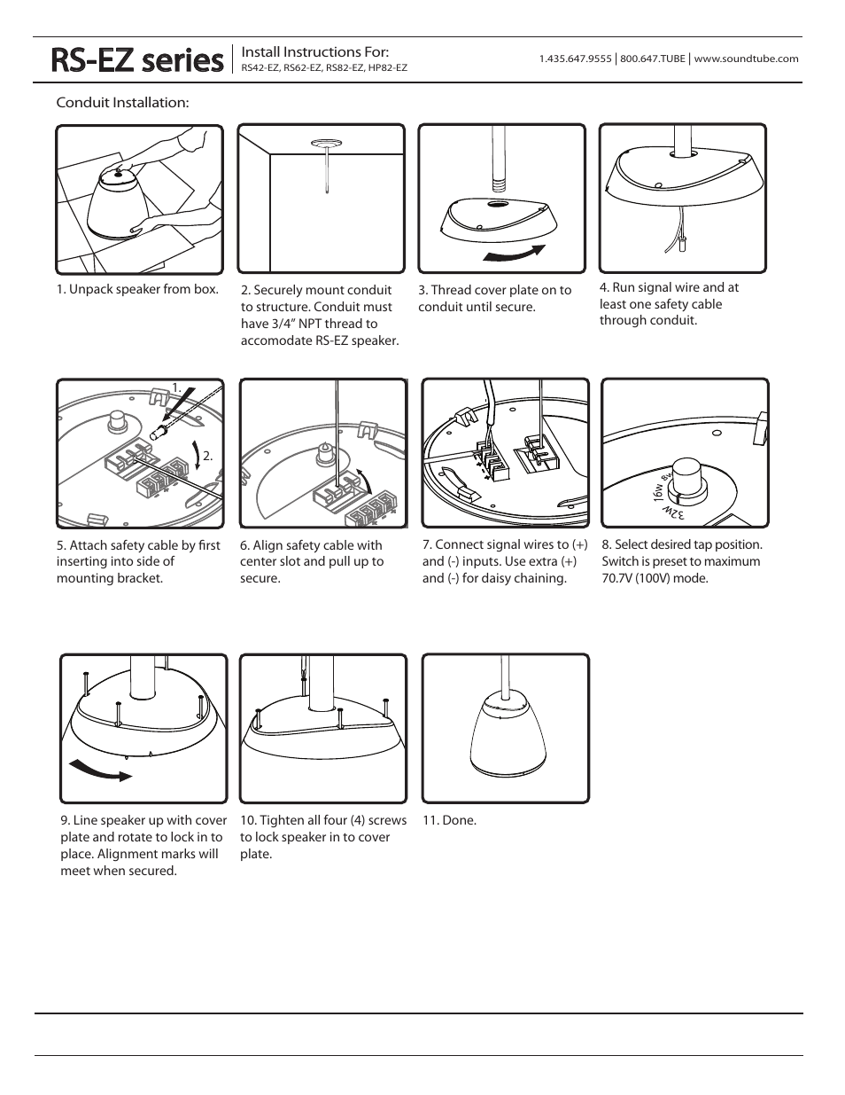 Rs-ez series | Soundtube RS42-EZ User Manual | Page 3 / 3