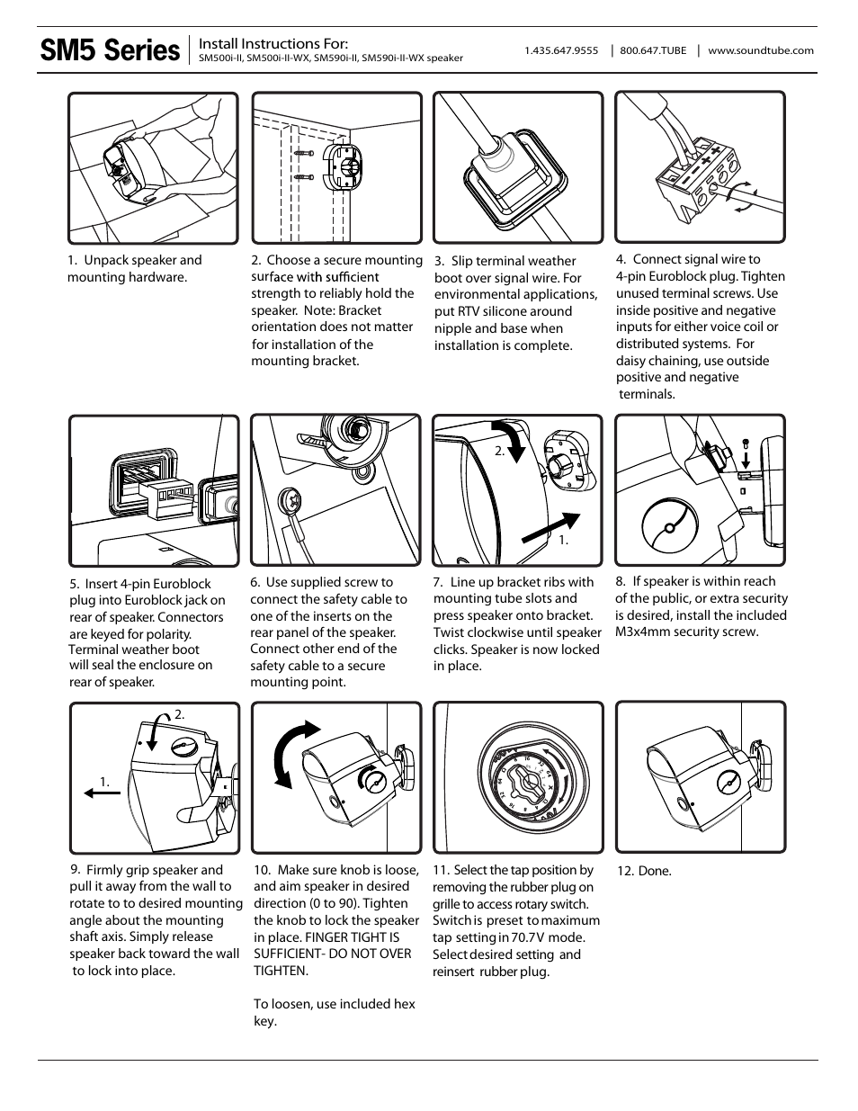 Sm5 series | Soundtube SM500i-II User Manual | Page 2 / 2