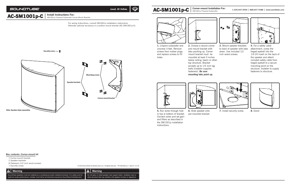 Ac-sm1001p-c | Soundtube SM1001p User Manual | Page 2 / 3