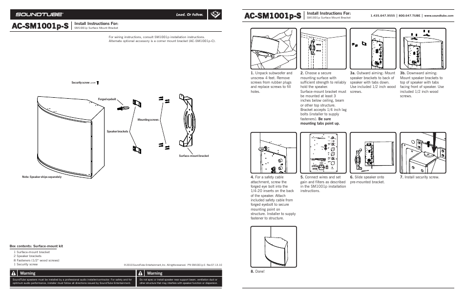 Ac-sm1001p-s | Soundtube SM1001p User Manual | Page 3 / 3