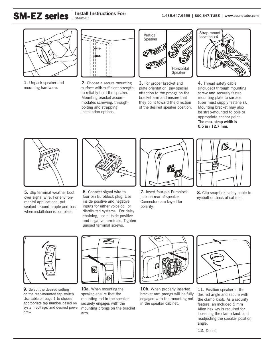 Sm-ez series sm- sm-ez series z series | Soundtube SM82-EZ User Manual | Page 2 / 2