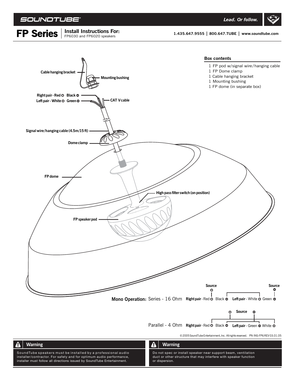 Soundtube FP6020-II User Manual | 5 pages