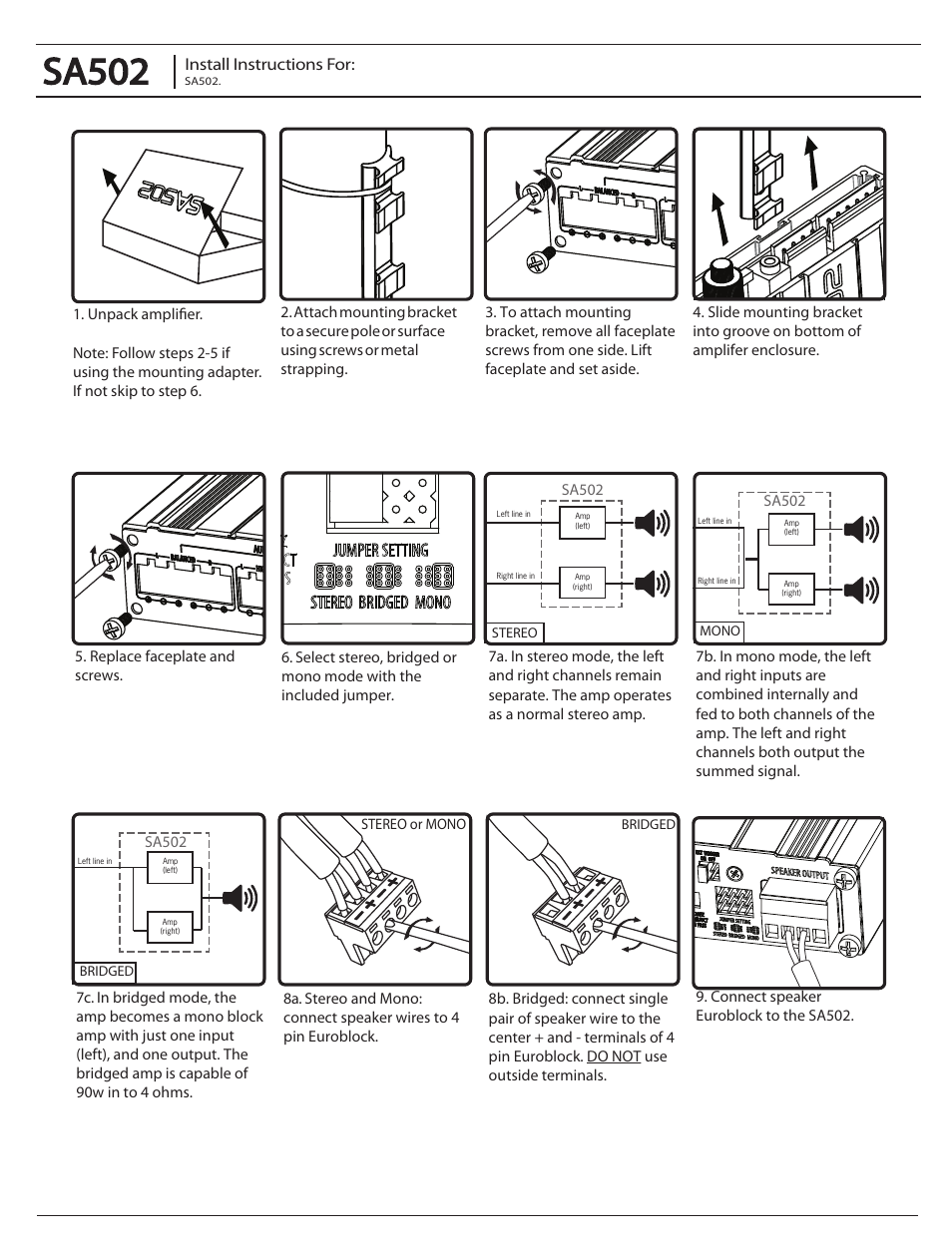 Sa502 | Soundtube SA502 User Manual | Page 2 / 4