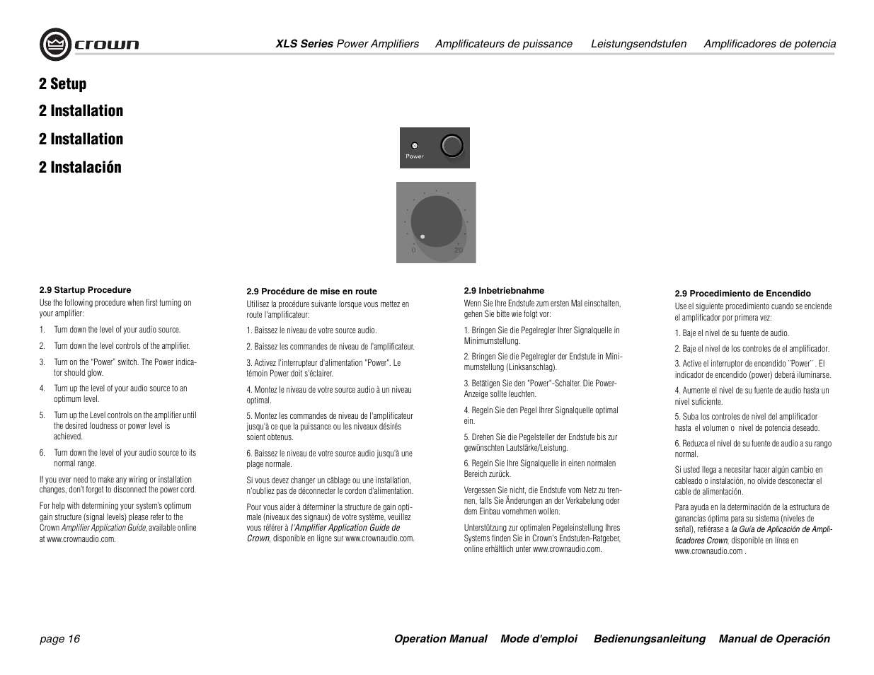 Crown Equipment XLS 602 User Manual | Page 16 / 36