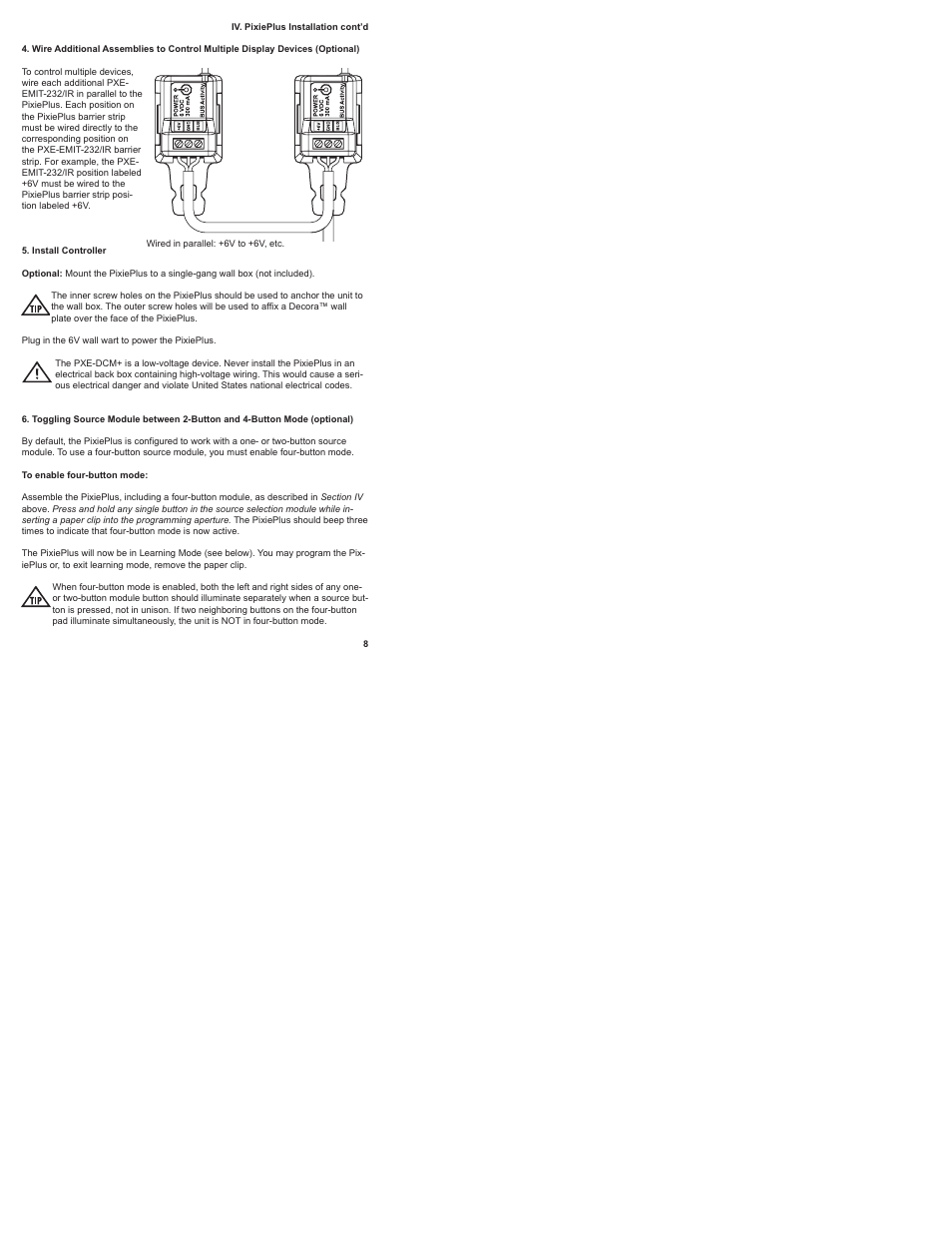 Install controller | SP Controls PixiePlus User Manual | Page 10 / 25
