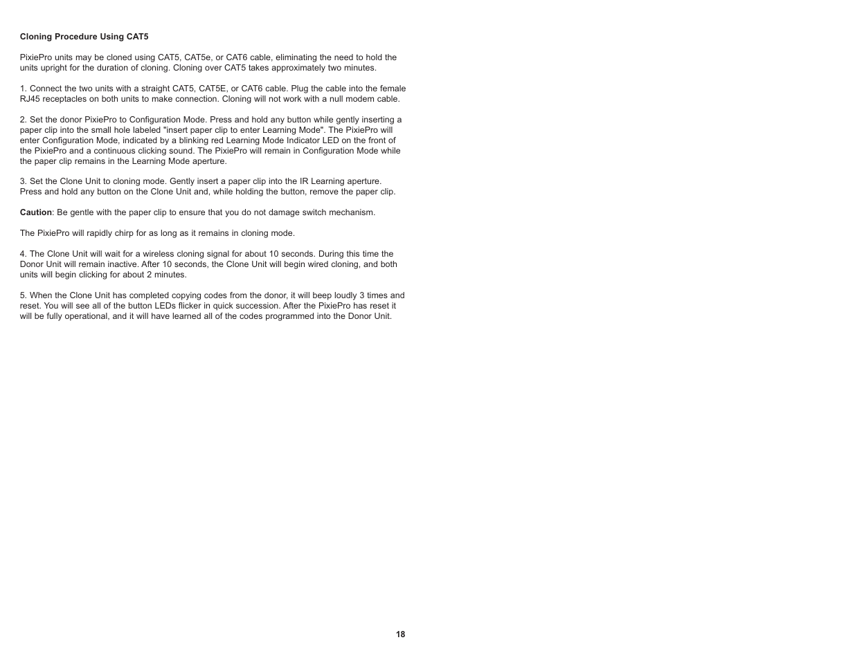 SP Controls PixiePro User Manual | Page 21 / 31