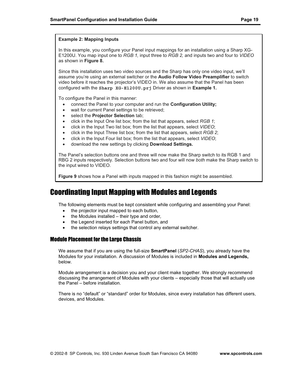 SP Controls SmartPanel User Manual | Page 23 / 76