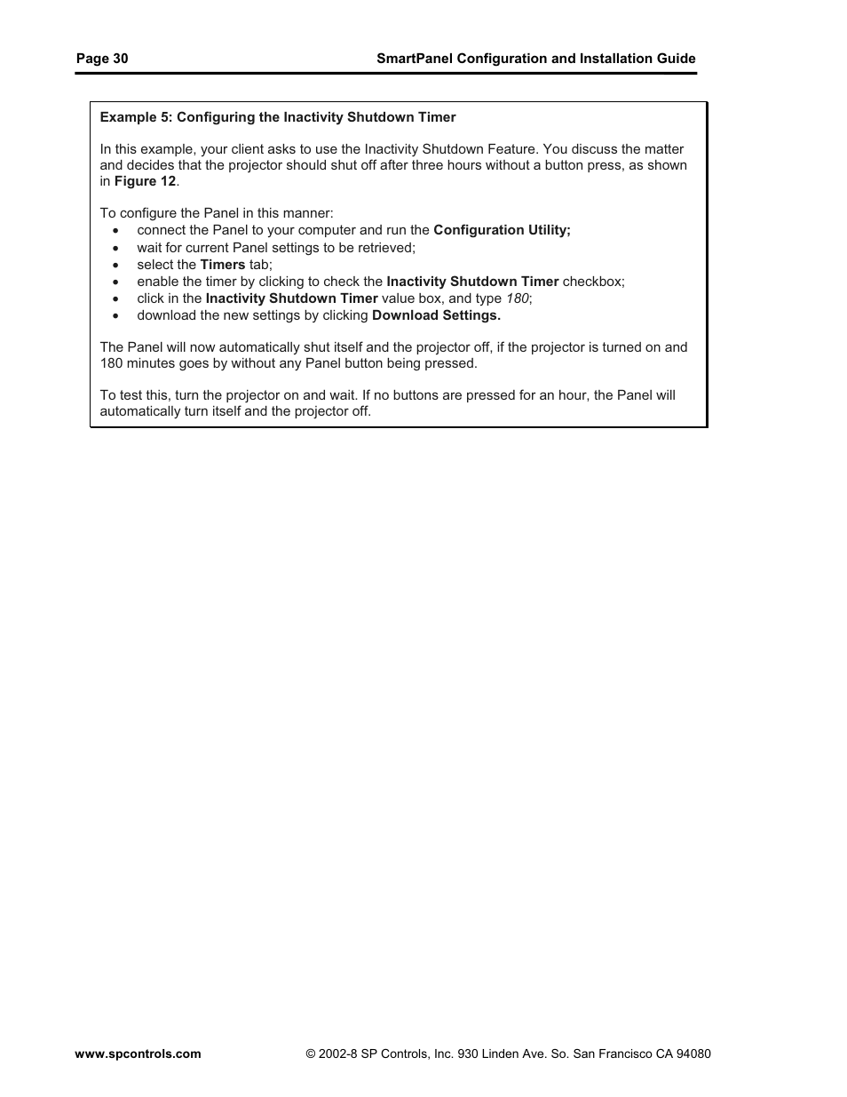 SP Controls SmartPanel User Manual | Page 34 / 76