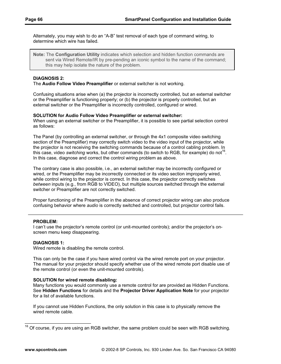 SP Controls SmartPanel User Manual | Page 70 / 76