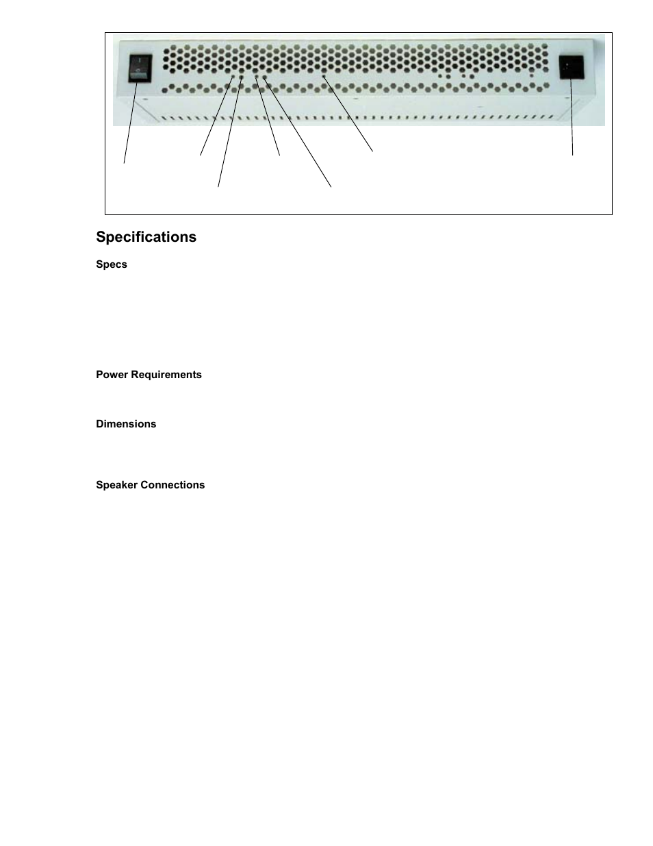 Specifications | SP Controls SmartBox+ User Manual | Page 2 / 3