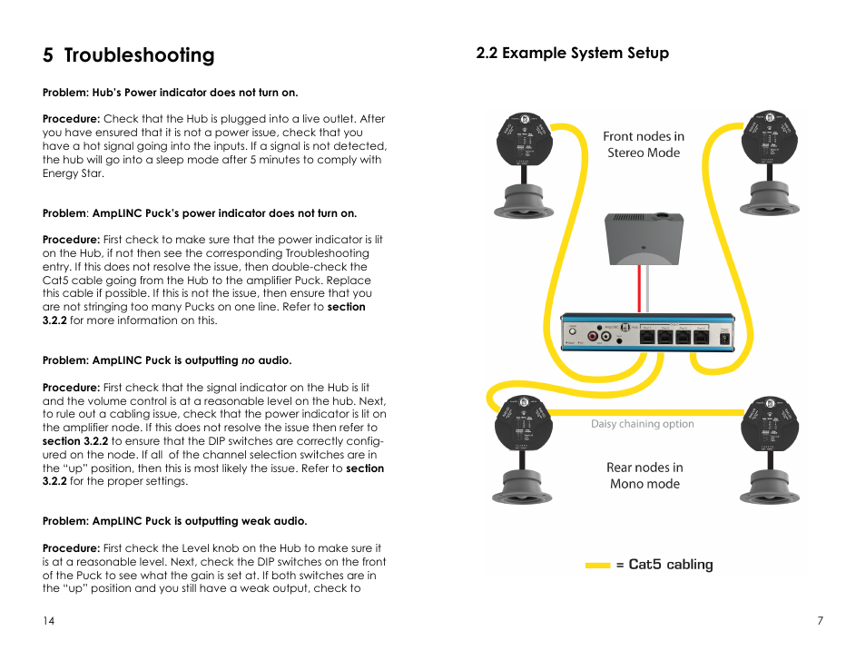5 troubleshooting | SP Controls AmpLINC System User Manual | Page 7 / 10