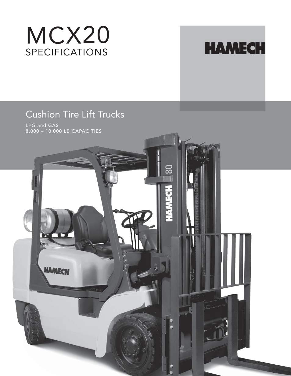 Crown Equipment Cushion Tire Lift Trucks MCX20 User Manual | 8 pages