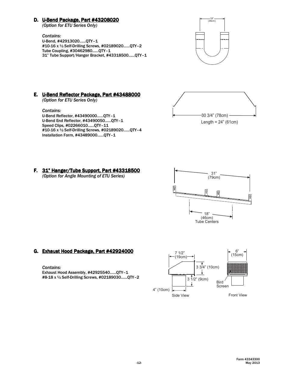 Space Ray ETS Series User Manual | Page 13 / 60