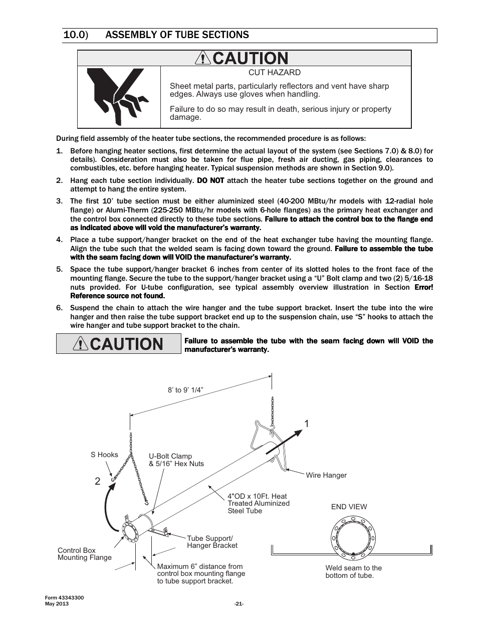 Space Ray ETS Series User Manual | Page 22 / 60