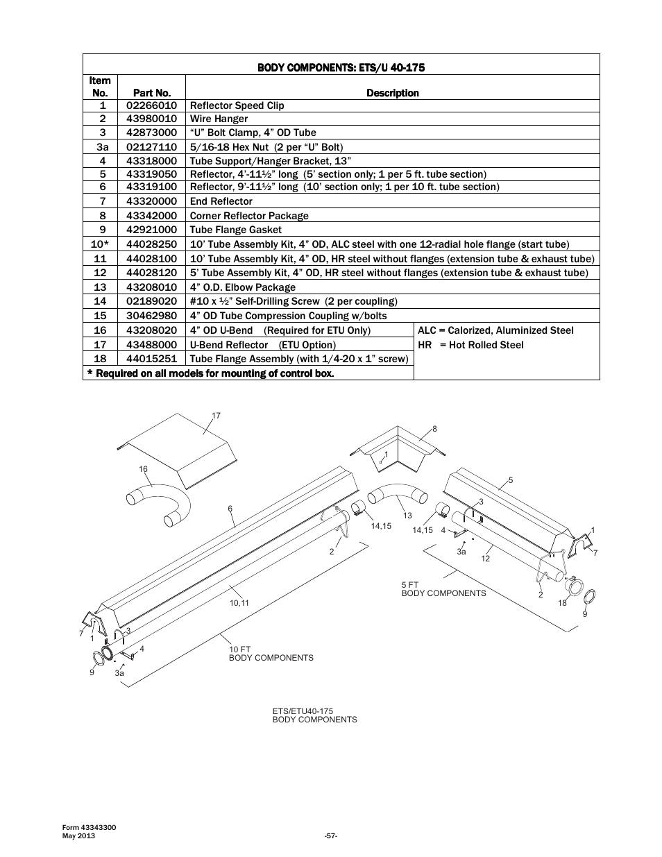 Space Ray ETS Series User Manual | Page 58 / 60