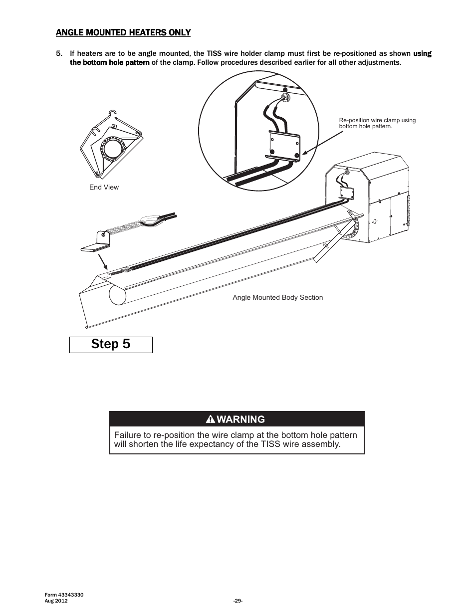 Step 5 | Space Ray PTS Series Single Stage User Manual | Page 30 / 57