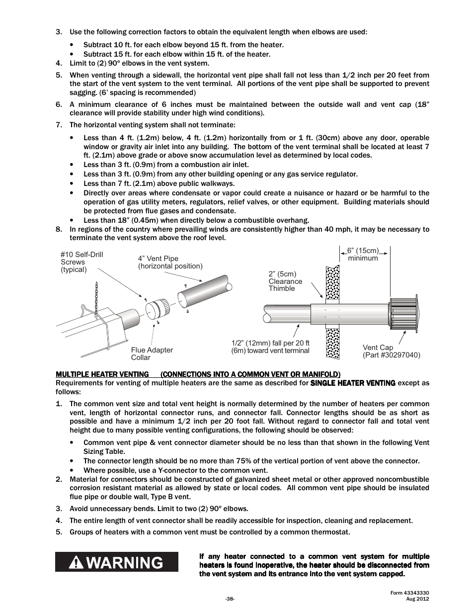 Space Ray PTS Series Single Stage User Manual | Page 39 / 57