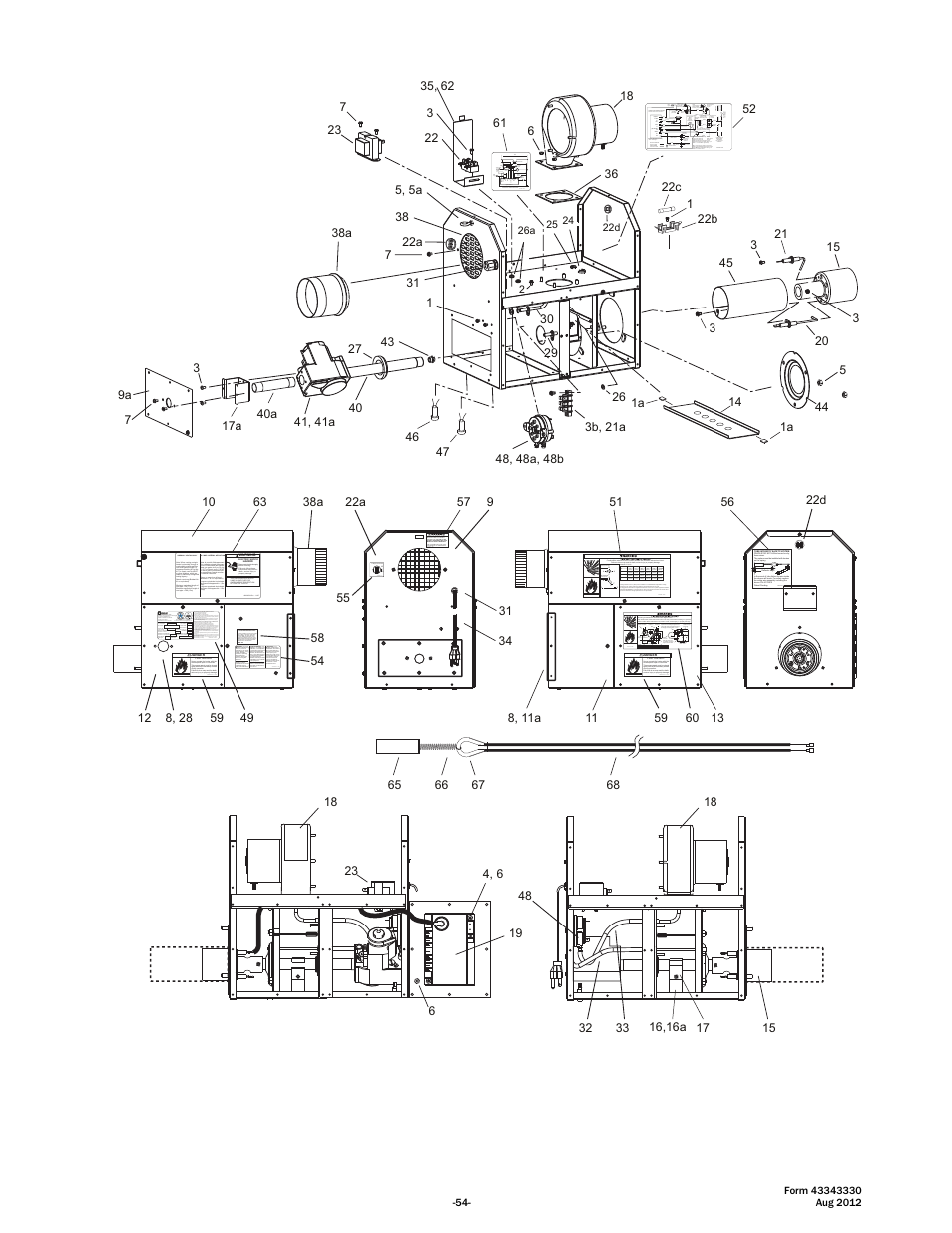 Space Ray PTS Series Single Stage User Manual | Page 55 / 57