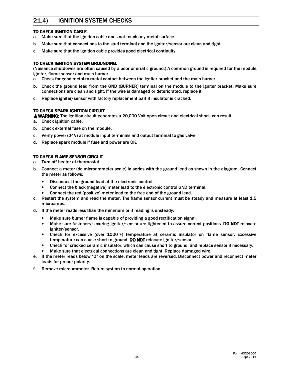 4) ignition system checks | Space Ray RSTP Series User Manual | Page 35 / 39