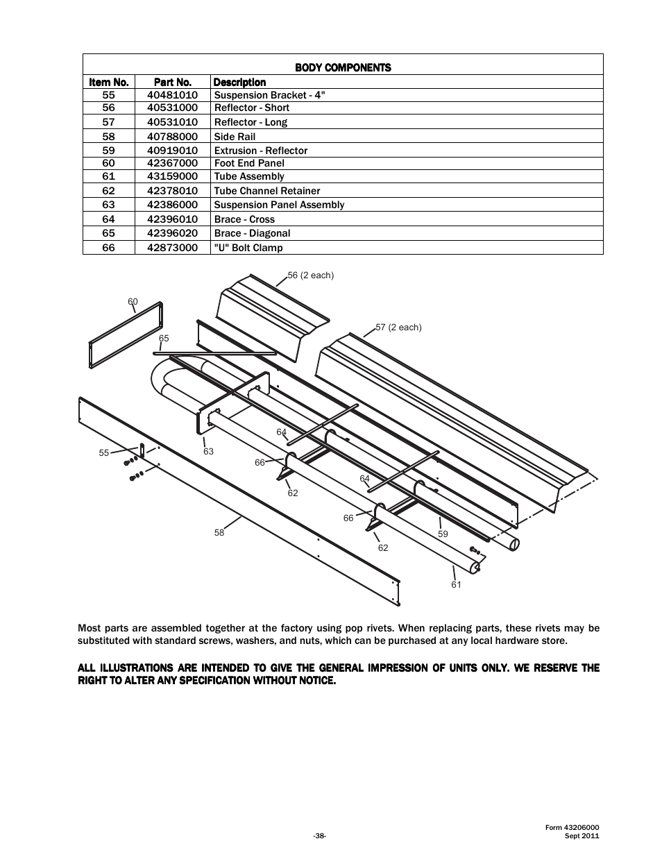 Space Ray RSTP Series User Manual | Page 39 / 39