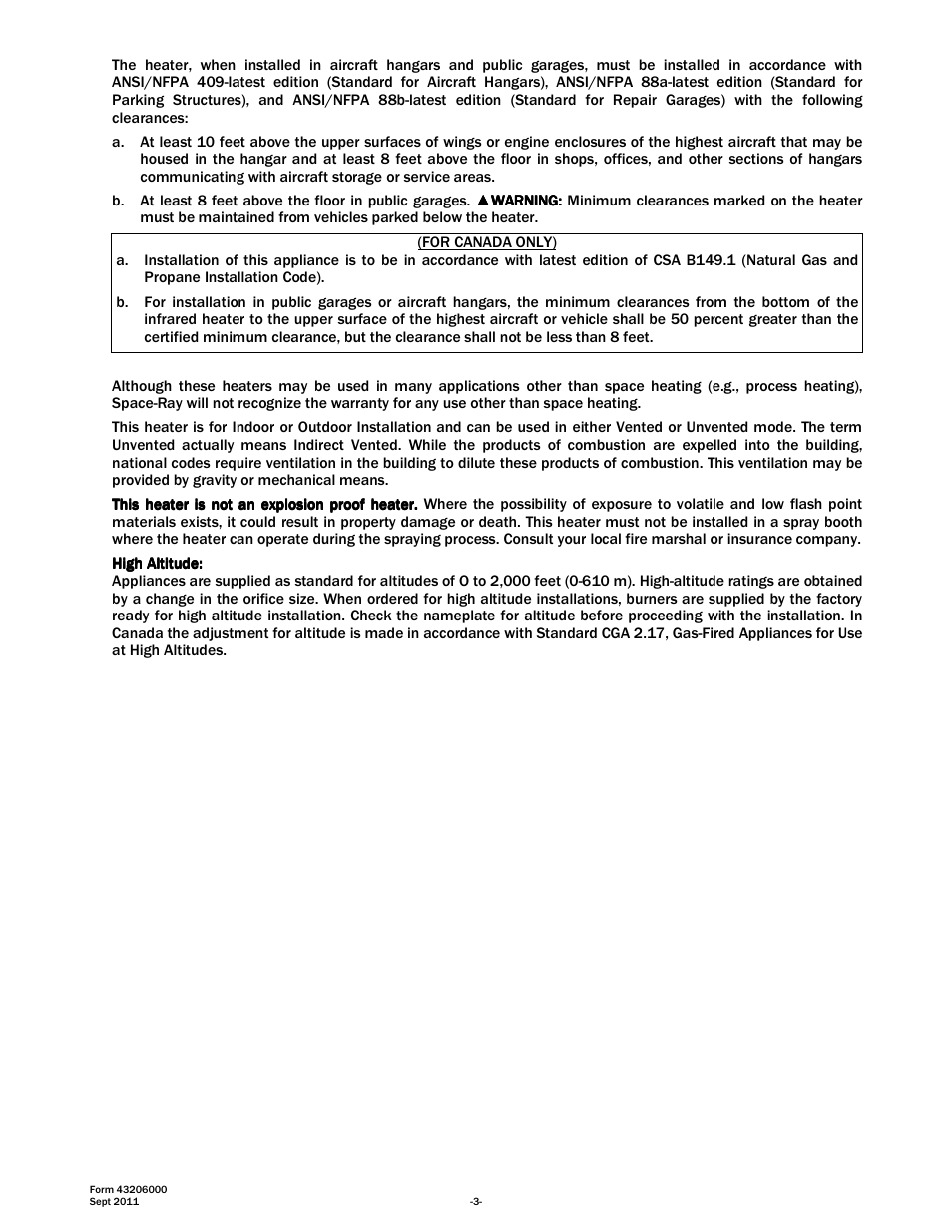 Space Ray RSTP Series User Manual | Page 4 / 39