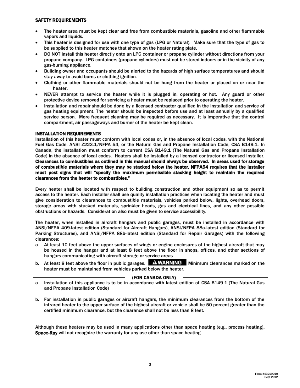 Space Ray DK Series User Manual | Page 4 / 22