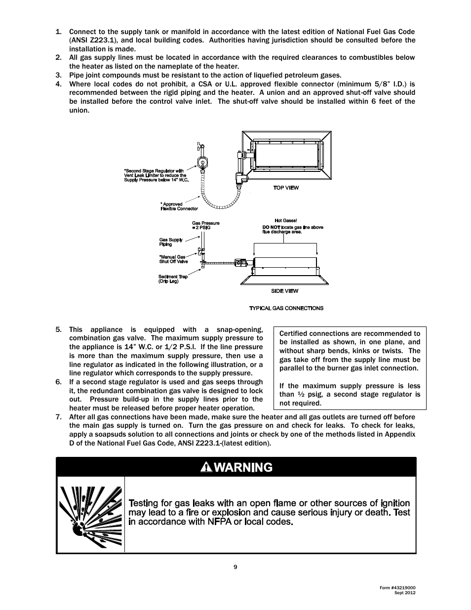 Space Ray RSCA Series User Manual | Page 10 / 29