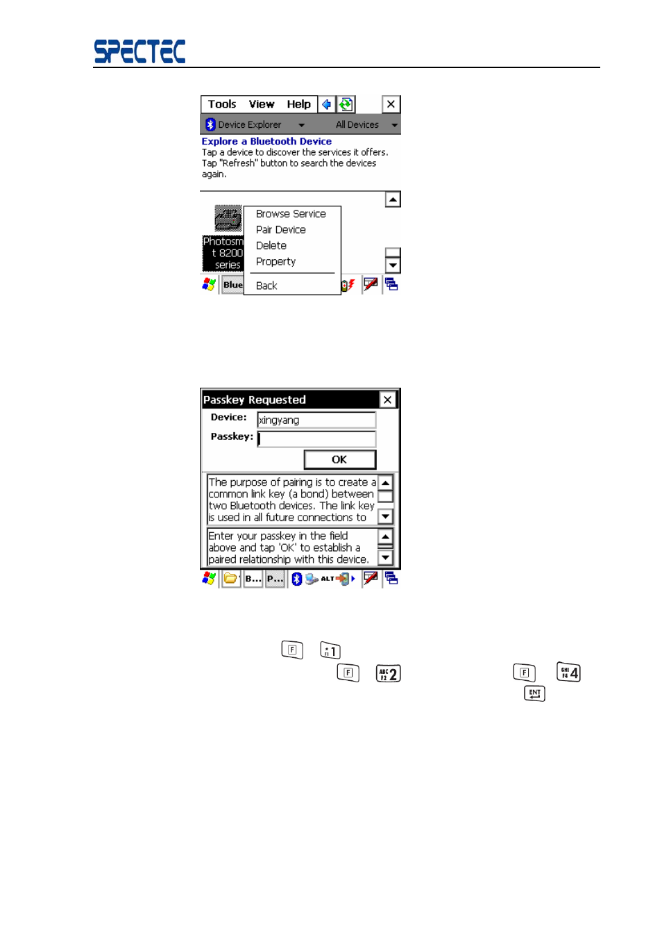 Spectec SDB-832 for MC1000 User Manual | Page 21 / 25
