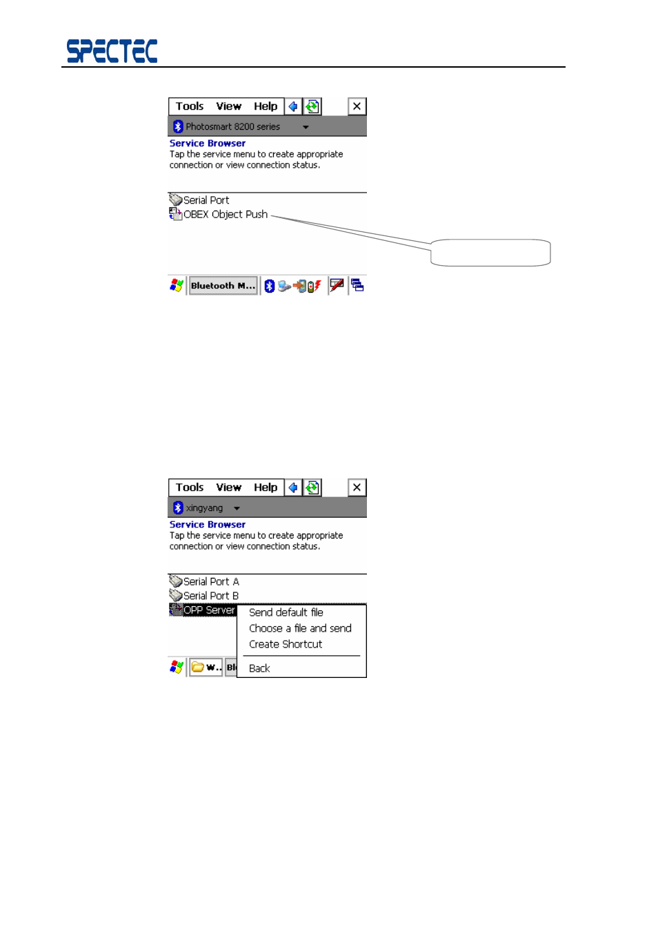 Spectec SDB-832 for MC1000 User Manual | Page 22 / 25