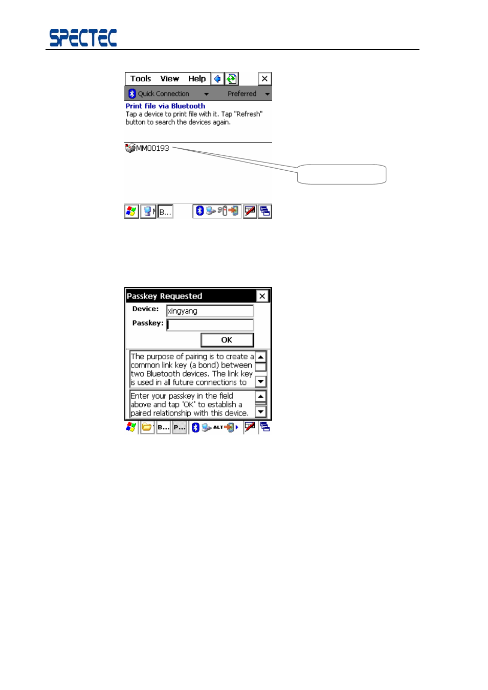 Spectec SDB-832 for MC1000 User Manual | Page 24 / 25