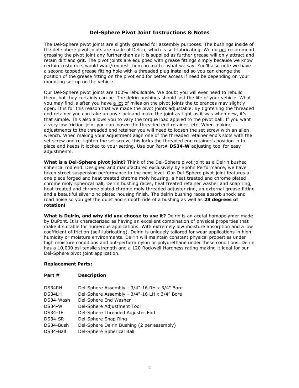 Spohn GMSUV-00-06-105 User Manual | Page 2 / 2