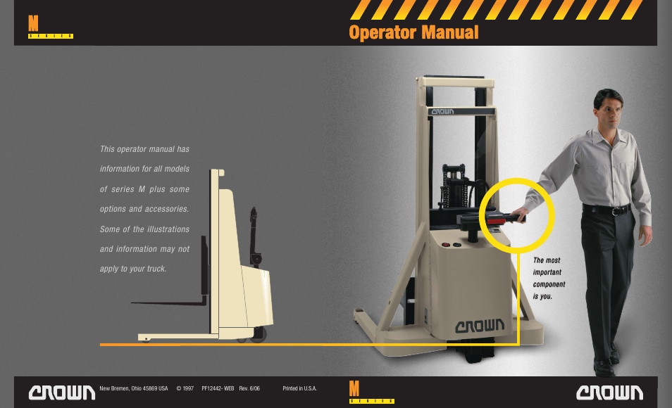 Crown Equipment M Series User Manual | 16 pages
