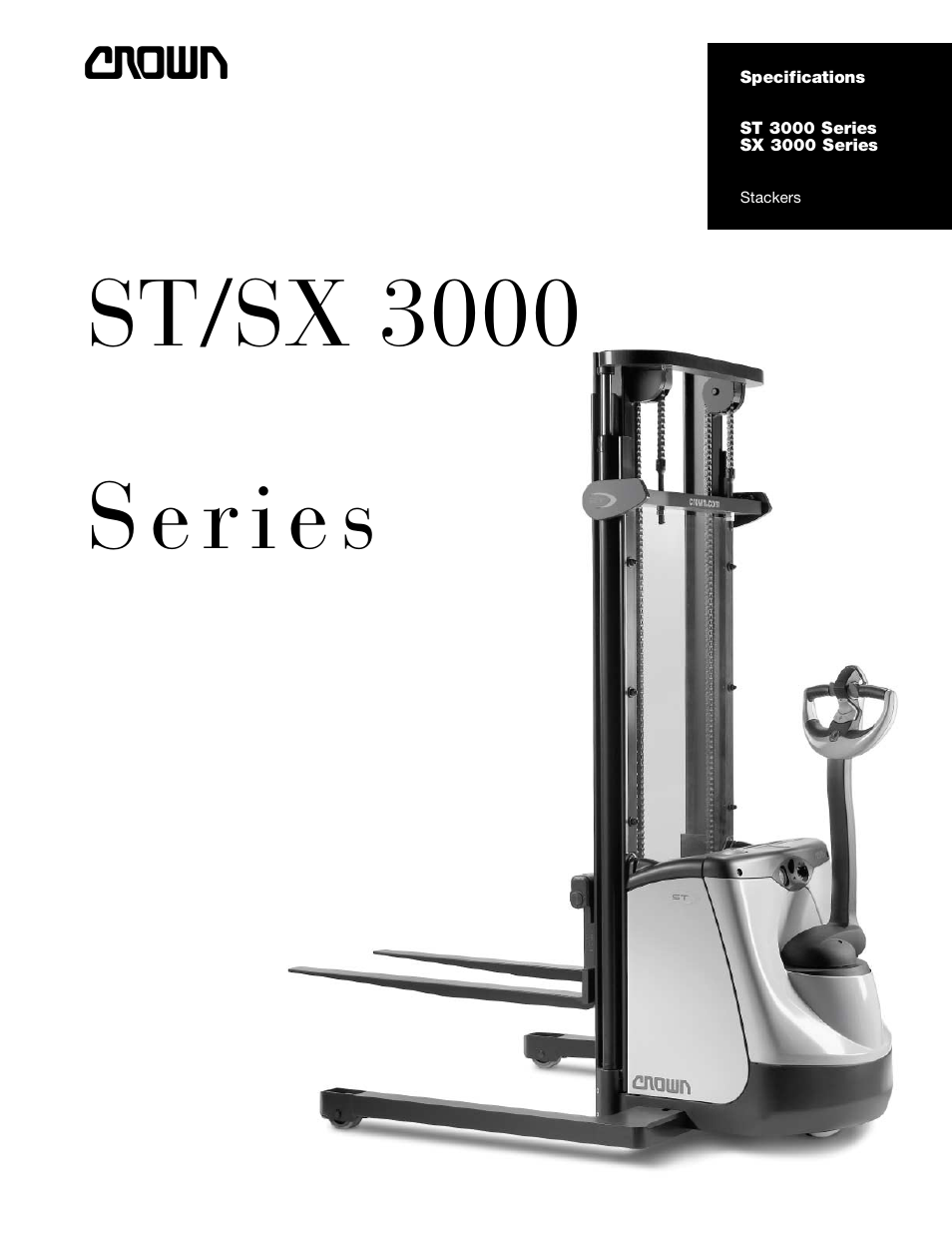 Crown Equipment ST 3000 Series User Manual | 8 pages