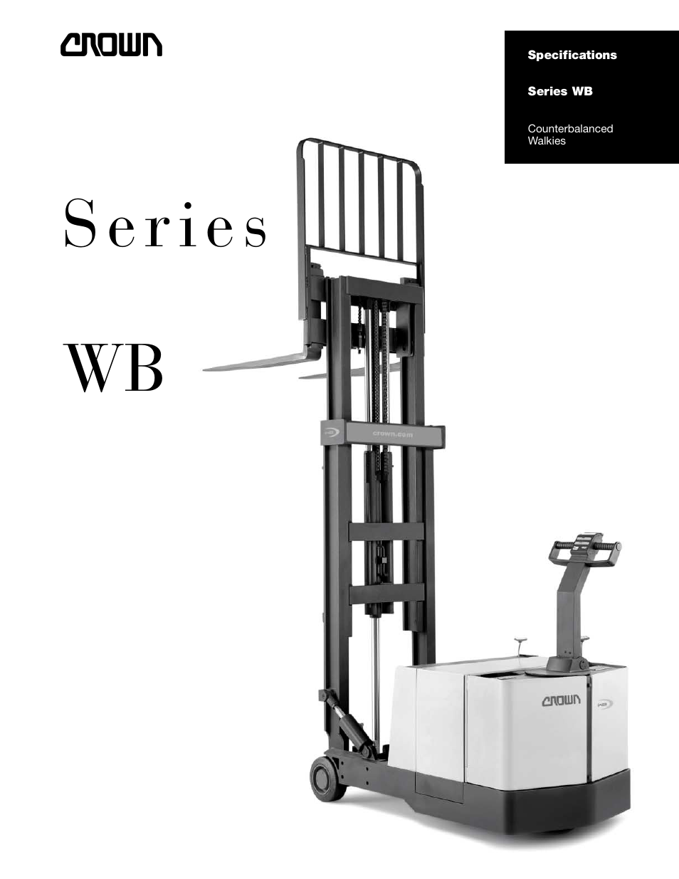 Crown Equipment Series WB User Manual | 4 pages