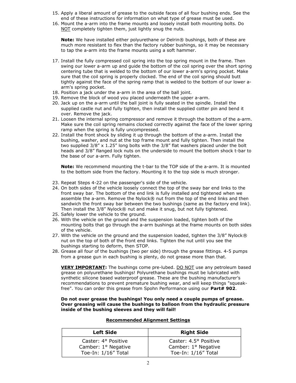 Spohn 782-G User Manual | Page 2 / 2