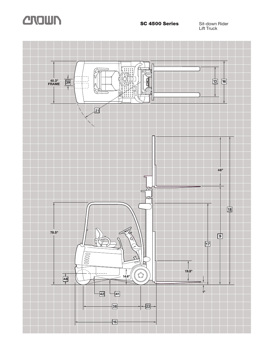 Crown Equipment Sit-down Rider Lift Truck SC 4500 Series User Manual | Page 2 / 6