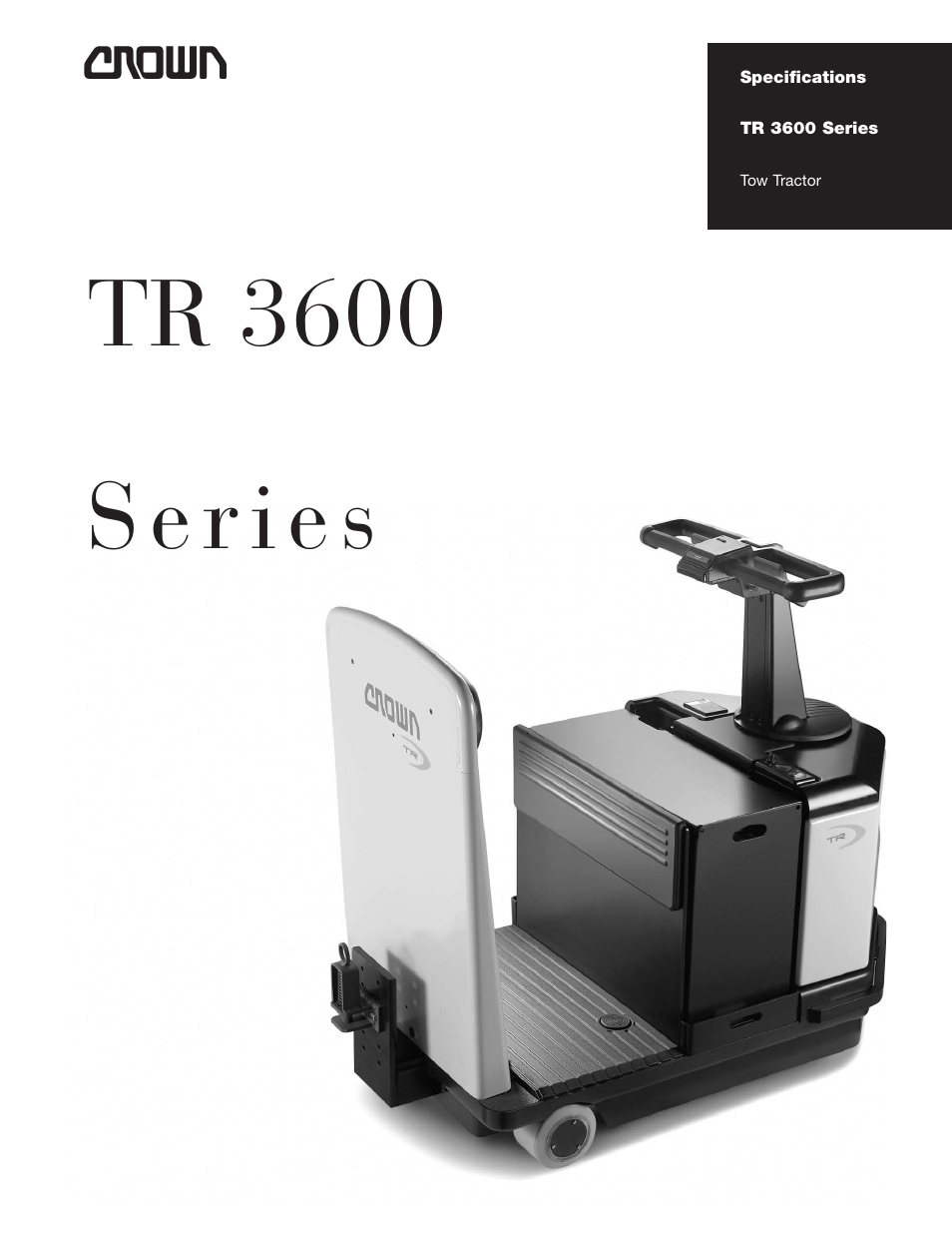Crown Equipment TR 3600 User Manual | 4 pages