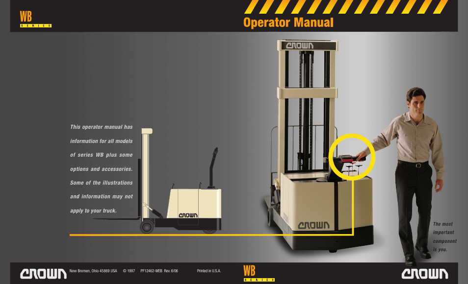 Crown Equipment WB Series User Manual | 16 pages