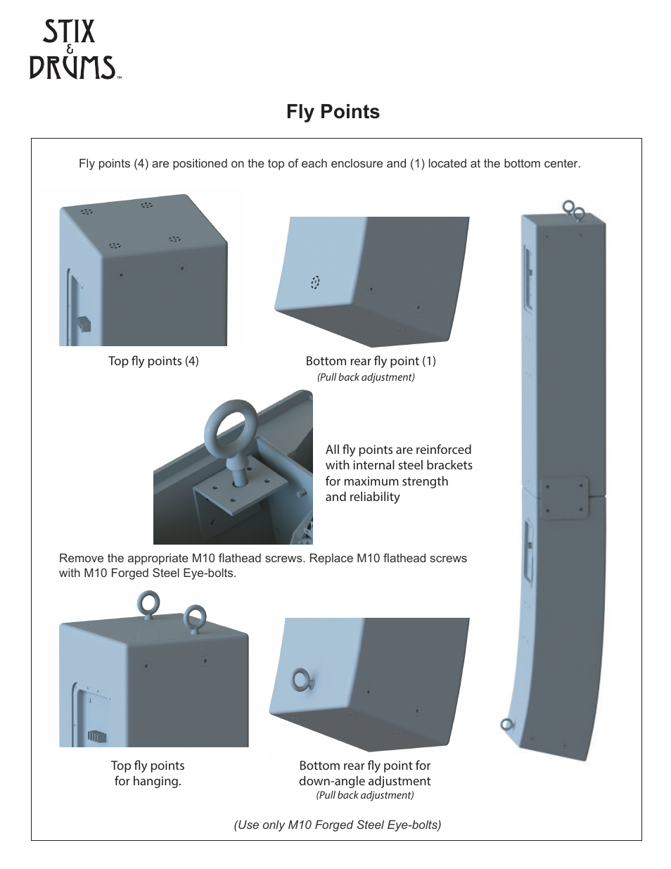 Fly points | Stix & Drums STX 6600 User Manual | Page 10 / 12