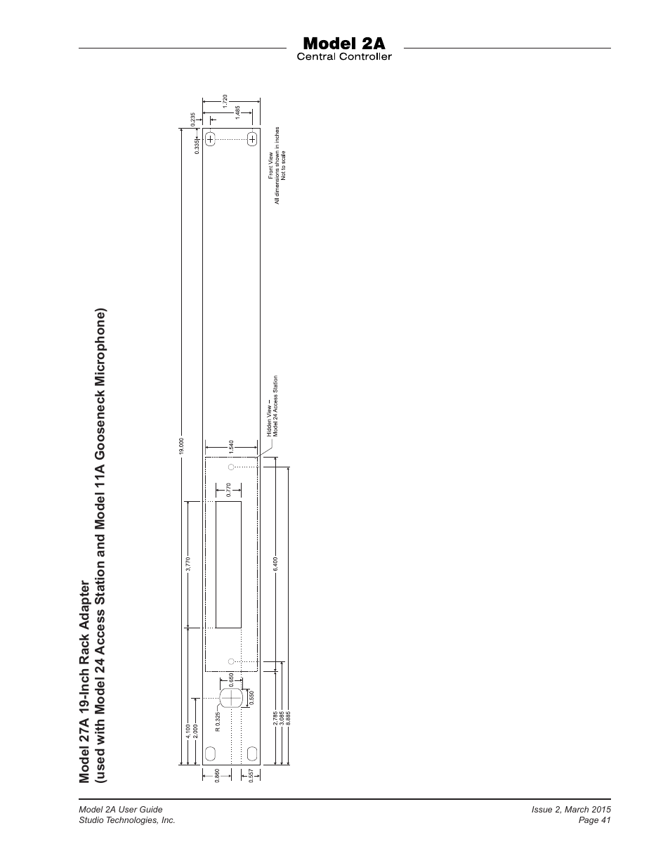 Studio Technologies 2A 2015 User Manual | Page 41 / 43