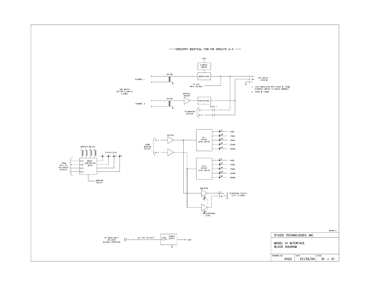 Studio Technologies 41 2004 User Manual | Page 22 / 22