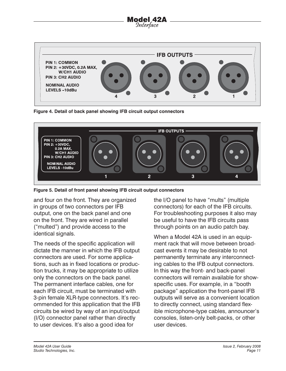Studio Technologies 42A 2008 User Manual | Page 11 / 25